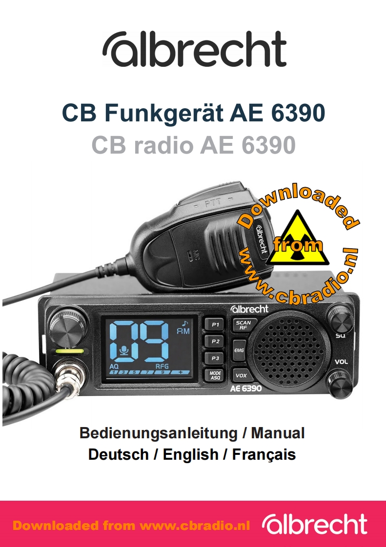 Albrecht_AE6390_DE_ENG_FR_2025_01_1操作说明书手册