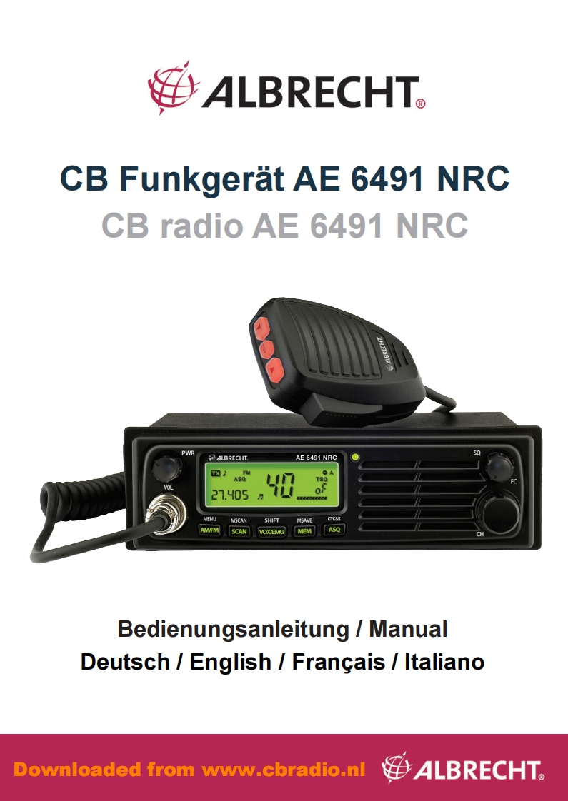 Albrecht_AE6491_NRC_ENG_DE_FR_ITA_09_2020_1操作说明书手册