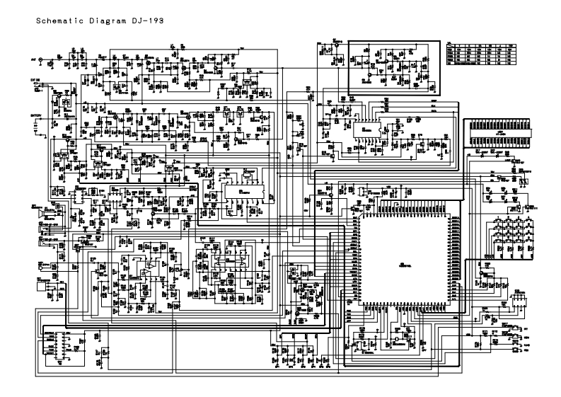 Alinco_DJ-193_参考电器原理图