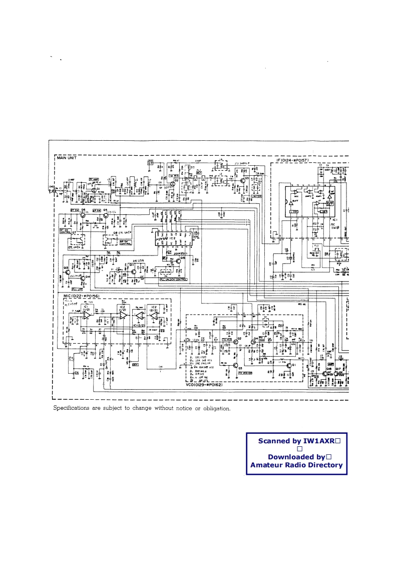 Alinco_DR-1200T_参考电器原理图