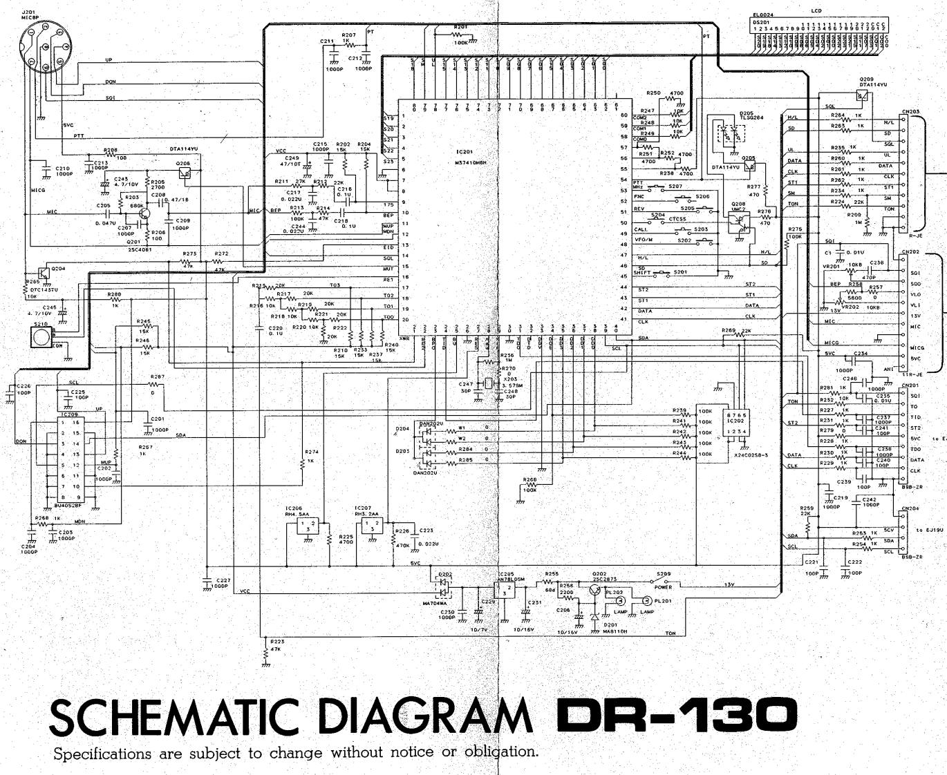 Alinco_DR-130_参考电器原理图