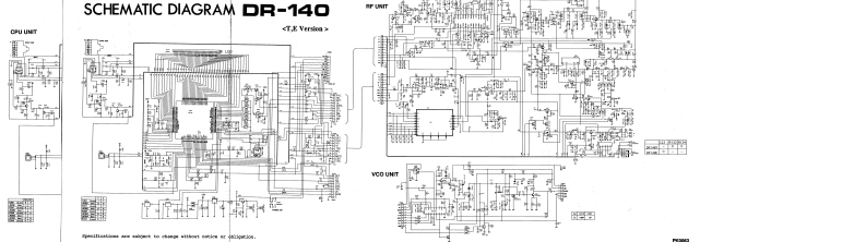 Alinco_DR-140E_T_电器原理说明书手册