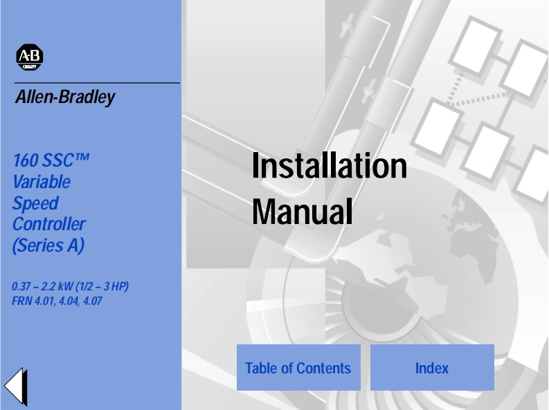 Allen-Bradley-Bulletin-160-VFD-操作说明书手册
