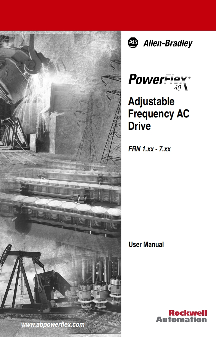 Allen-Bradley-PowerFlex-40-Manual变频器操作说明书手册-ENG