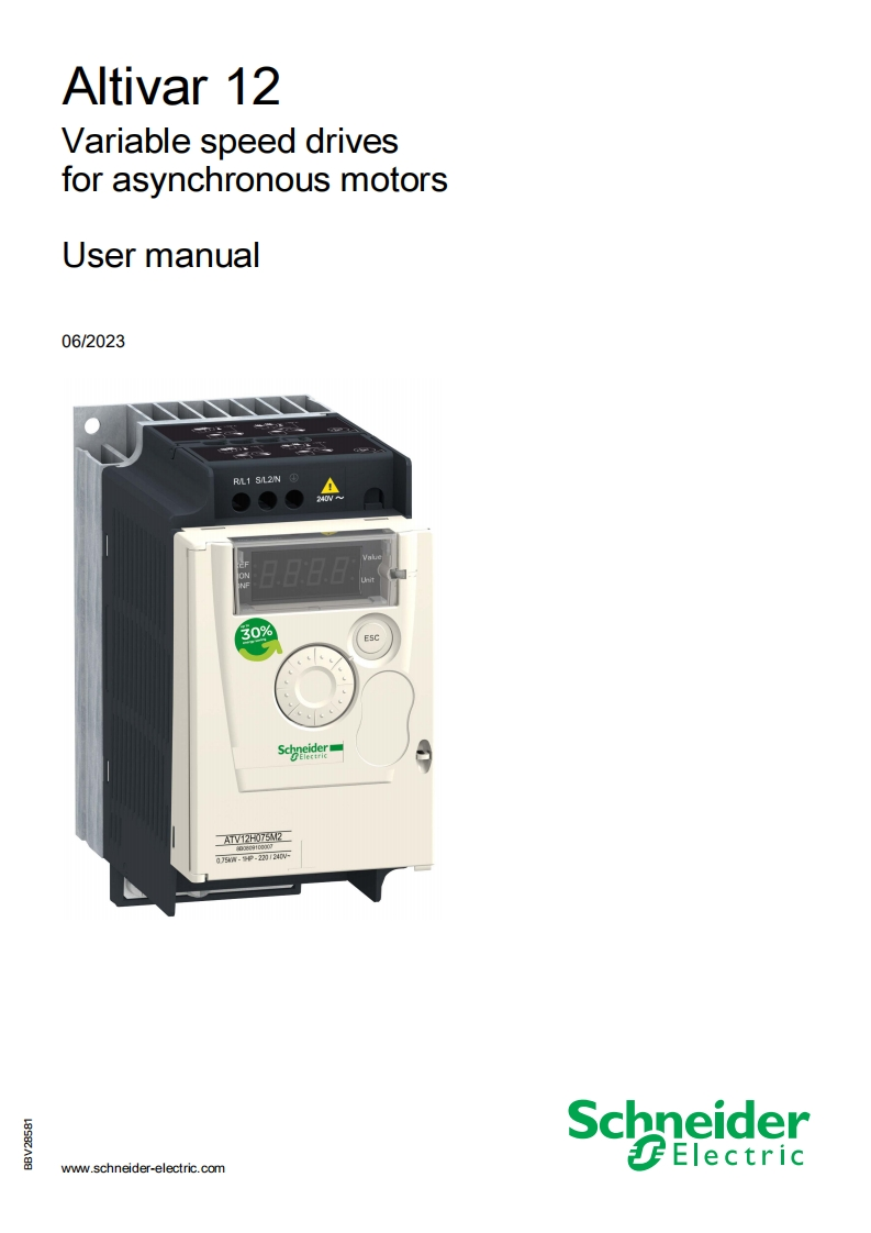 Altivar12-Usermanual安装操作说明书手册