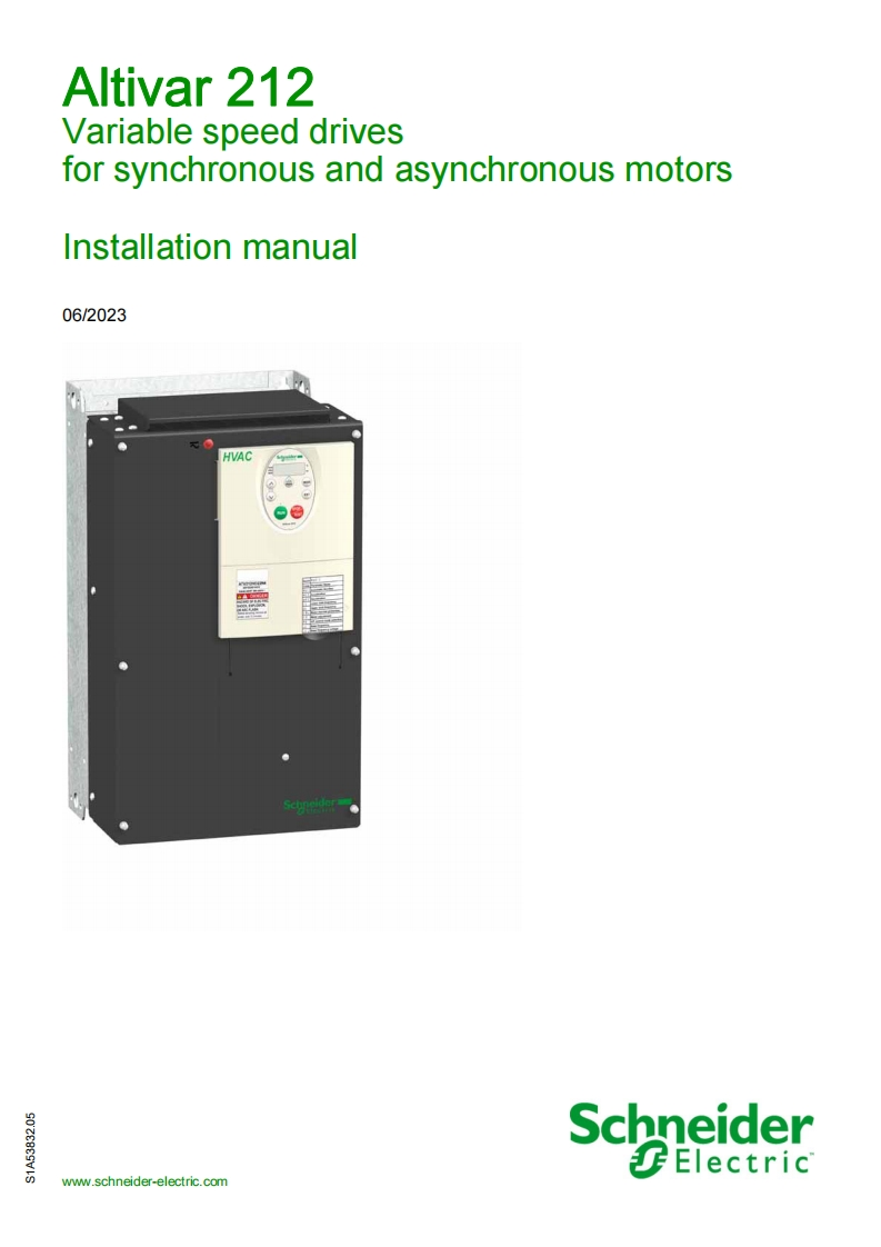 Altivar212-Installationmanual安装操作说明书手册