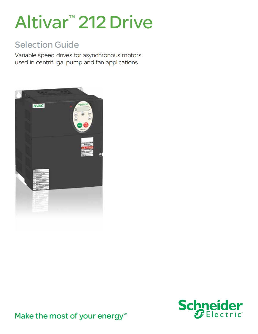 Altivar212SelectionGuide调试说明书手册