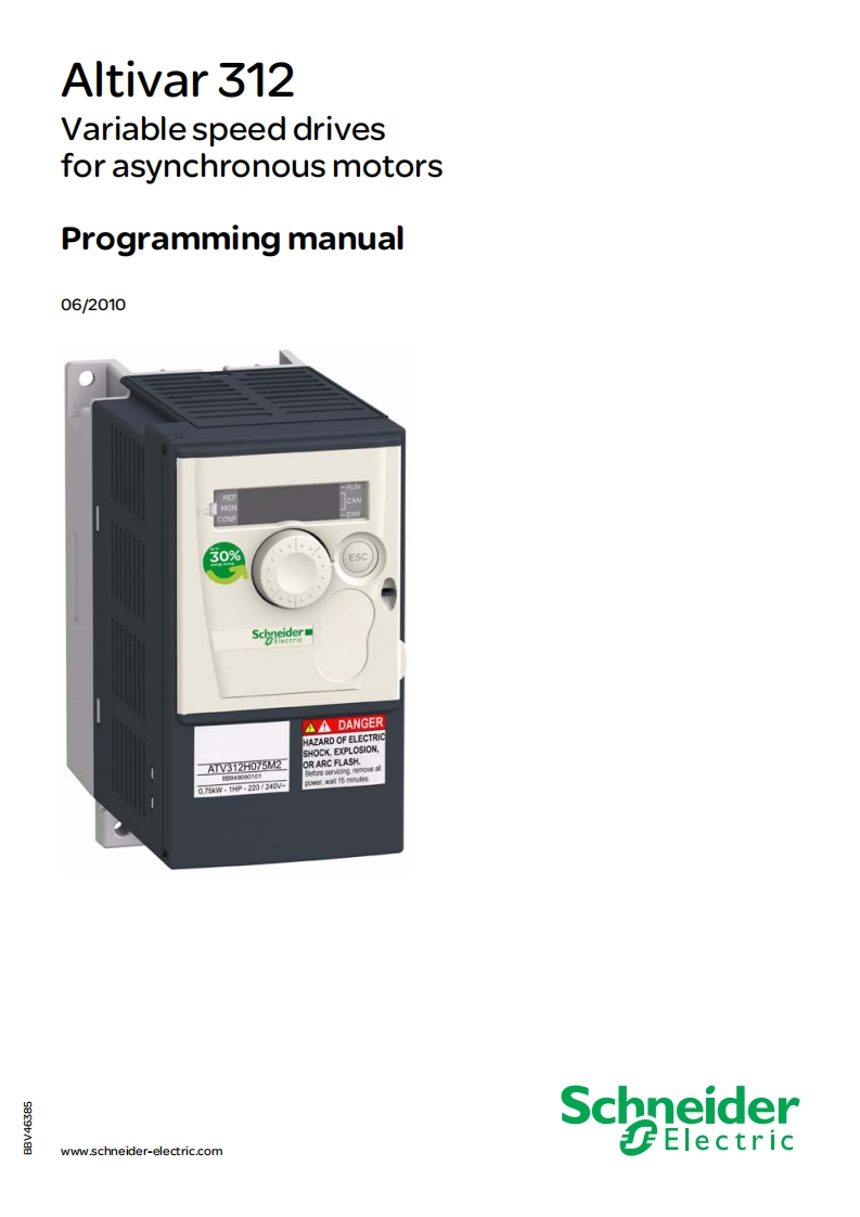 Altivar312ProgrammingManual调试说明书手册