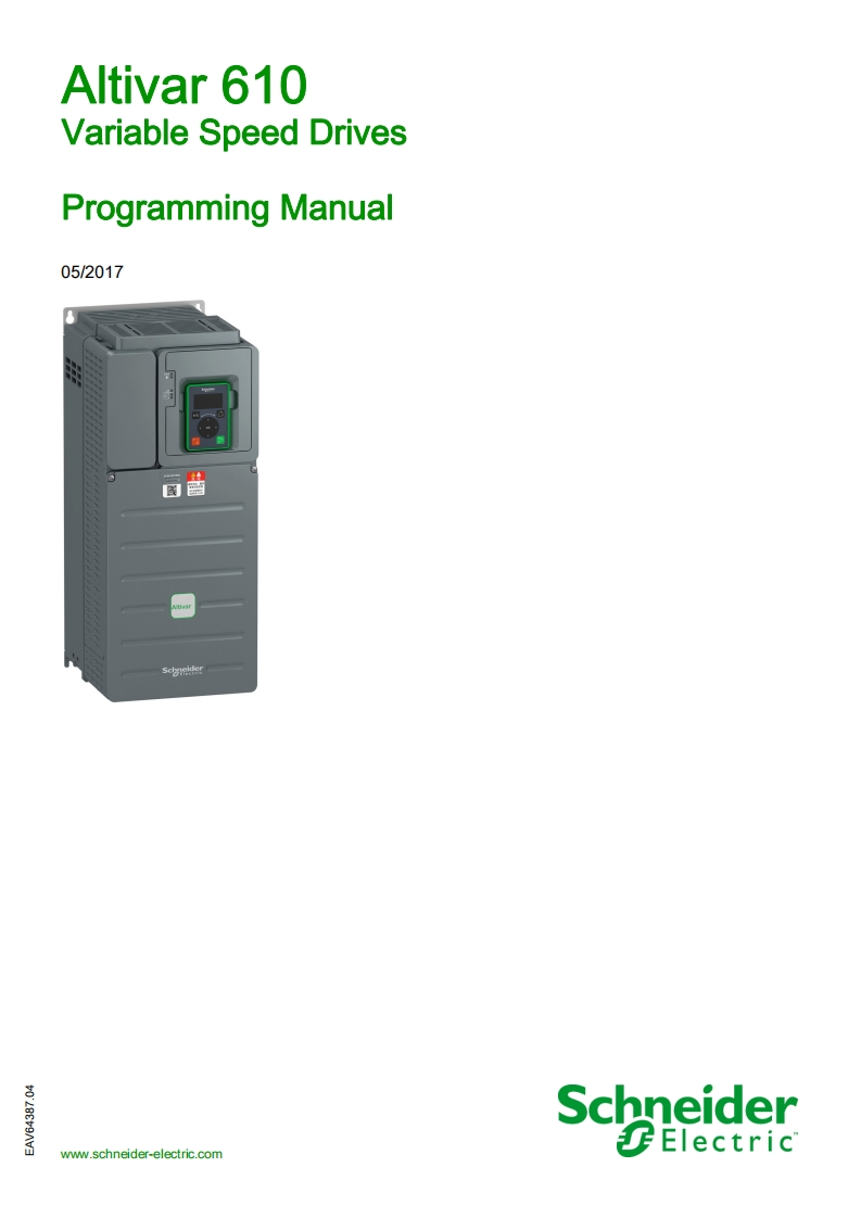 Altivar610-Programming操作说明书手册