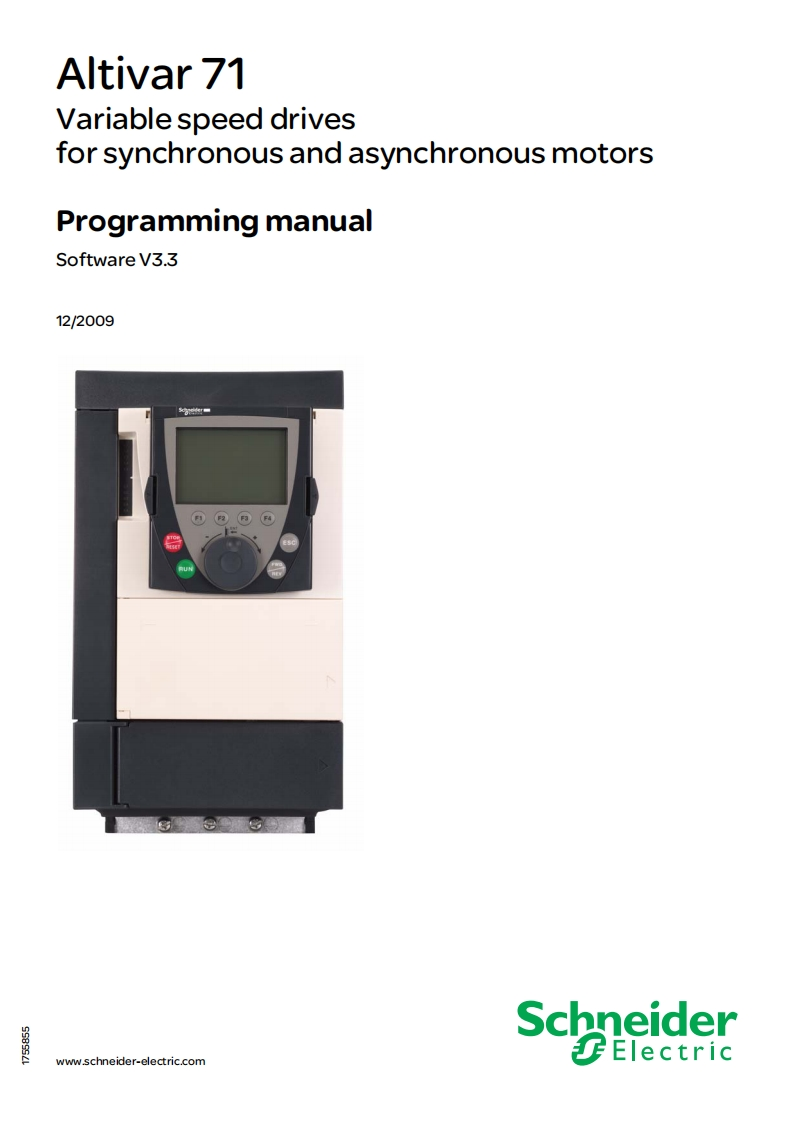AltivarDriveManual调试说明书手册s-Altivar71-atv71_编程调试说明书手册_en_1755855_07