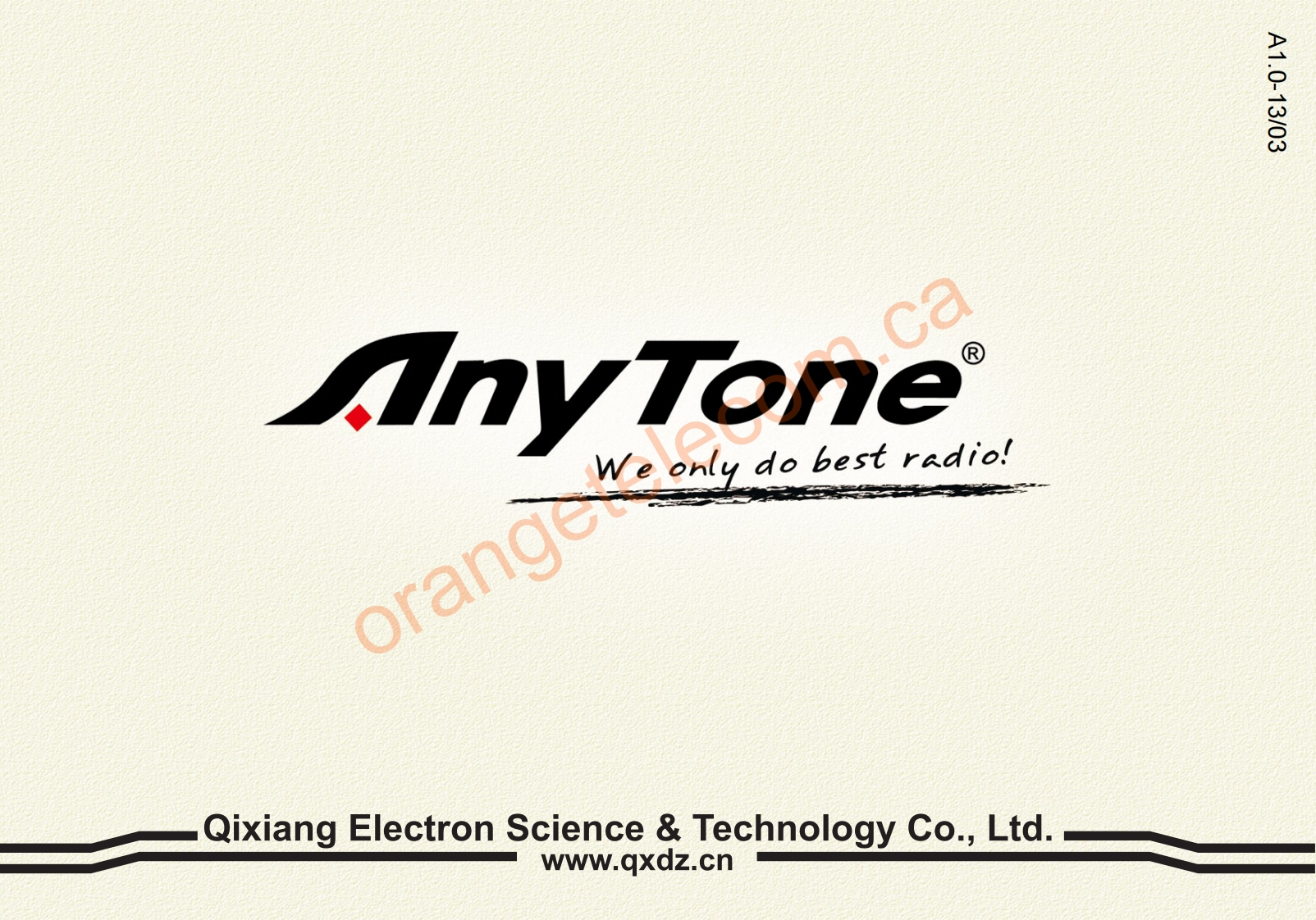 Anytone_AT-3318UV_使用说明书手册