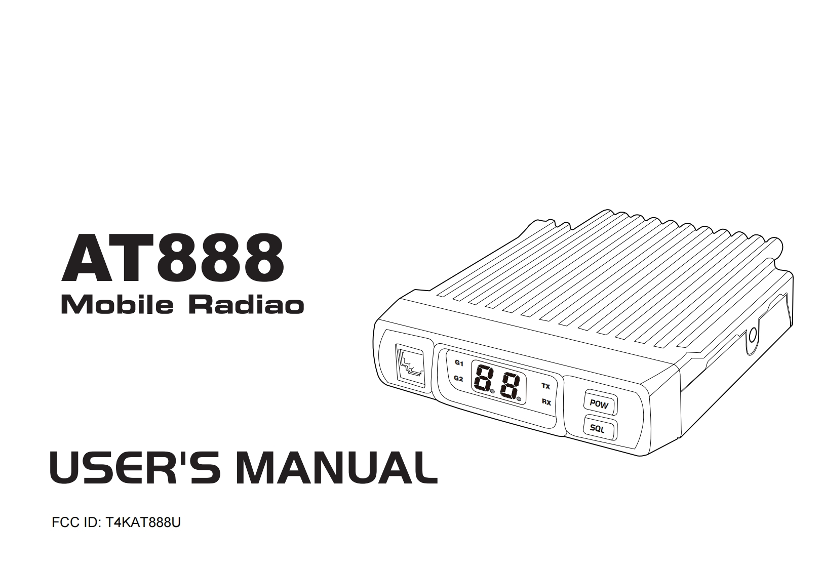 Anytone_AT-888_使用说明书手册