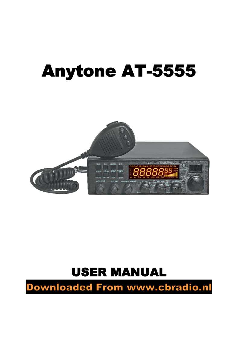 Anytone_AT5555_使用说明书手册