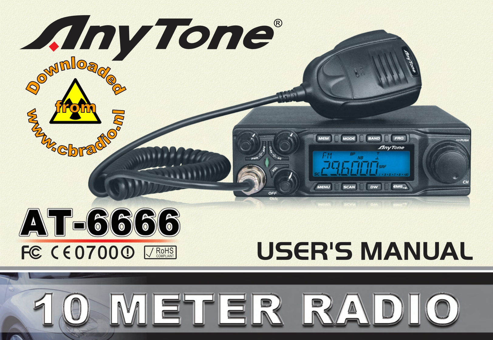 Anytone_AT6666_使用说明书手册