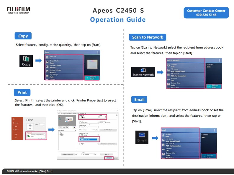 Apeos-C2450-S-简易操作指南（英文）