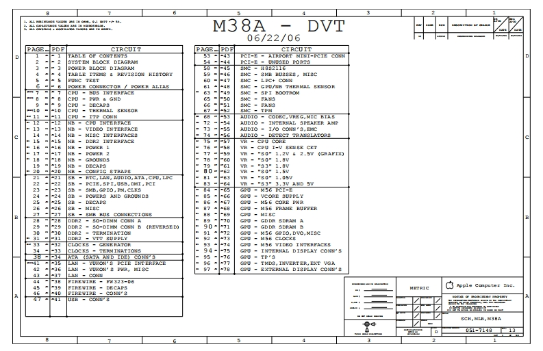 Apple_M38A-DVT_MLB_051-7148_Rev13笔记本电器原理图