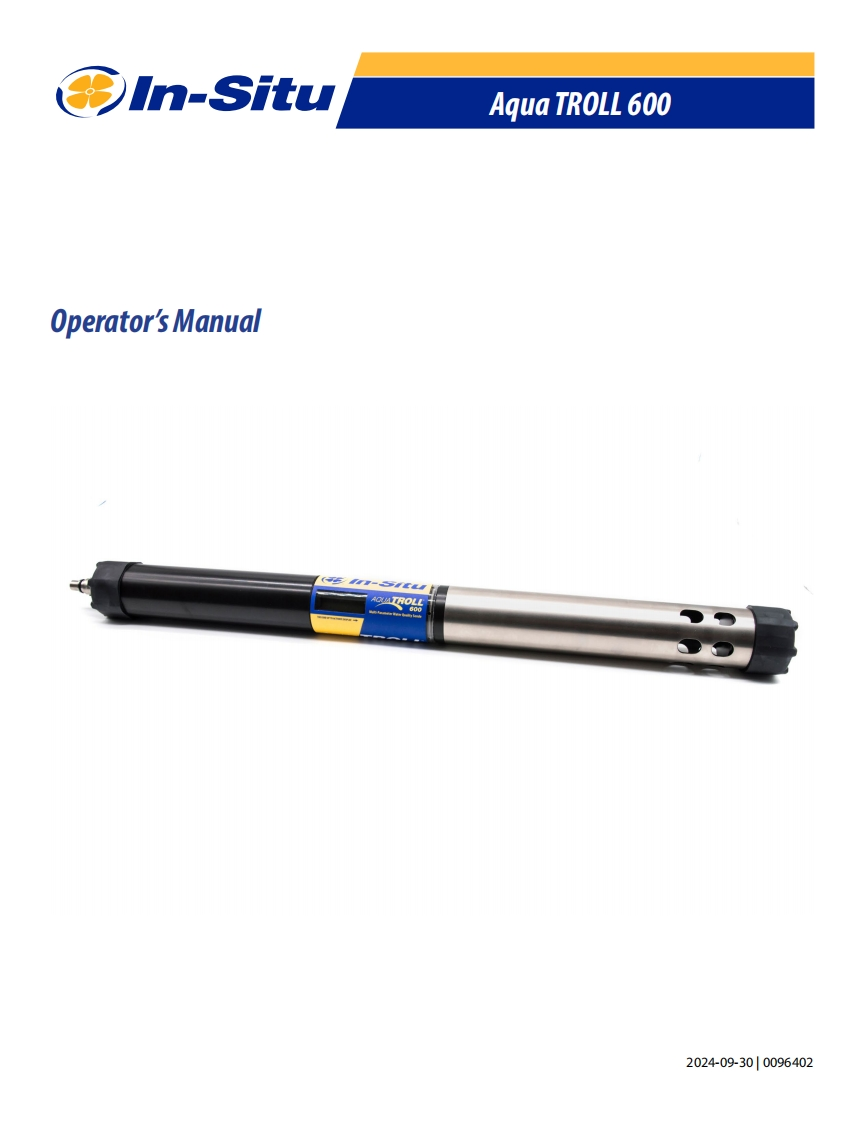 Aqua-TROLL-600-使用说明书手册
