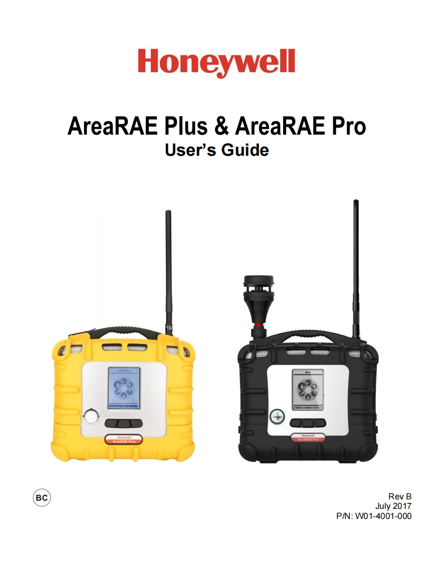 AreaRAE2_使用操作说明书手册_Rev_B