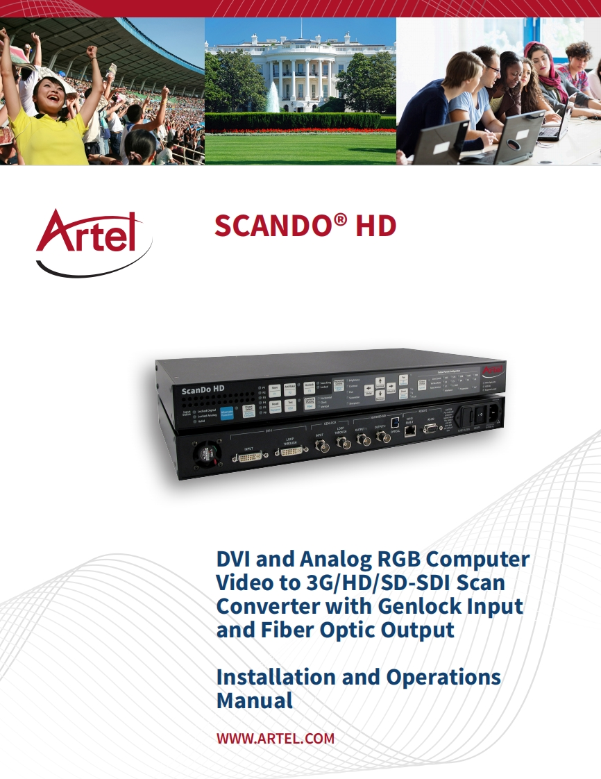 Artel-Scando-HD-操作说明书手册