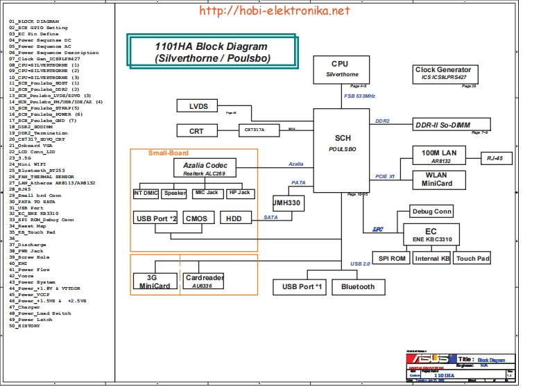Asus-eee-pc-1101hag笔记本电器原理图