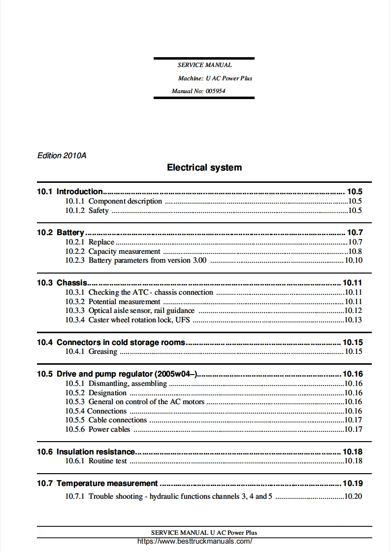 Atlet-U-AC-Power-Plus-Forklift-Truck-Service-Manual维修维护手册-PDF