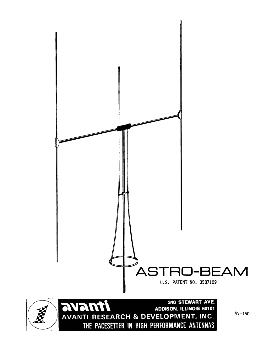 Avanti_AV-150_(Astro_Beam)_Manual操作说明书手册