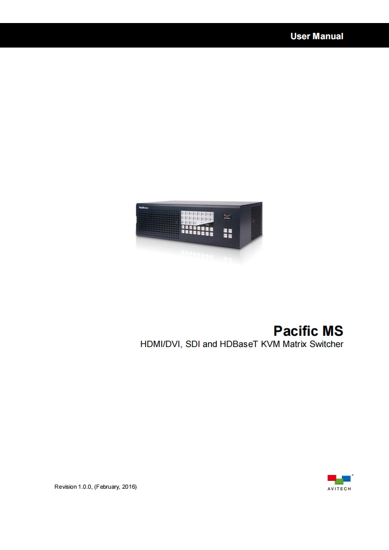 Avitech-Pacific-MS-series-操作说明书手册-2-25-2016-Draft