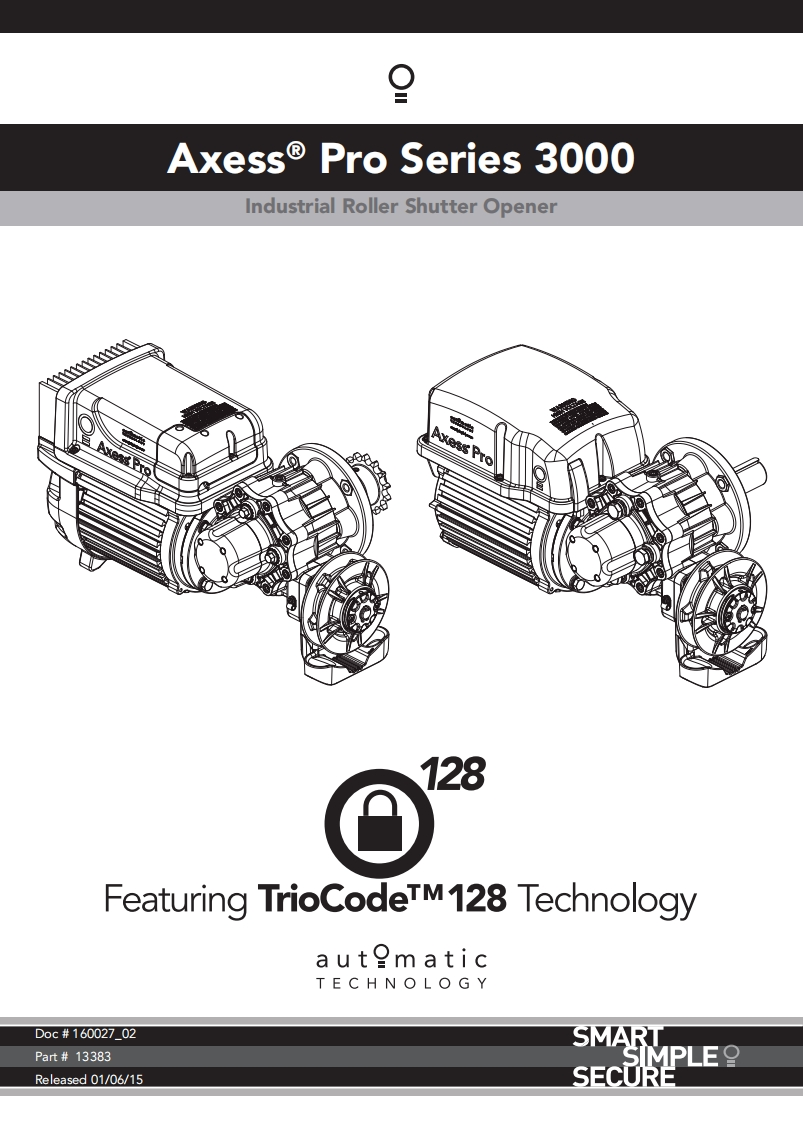 Axess-Pro-Series-3000-操作说明书手册