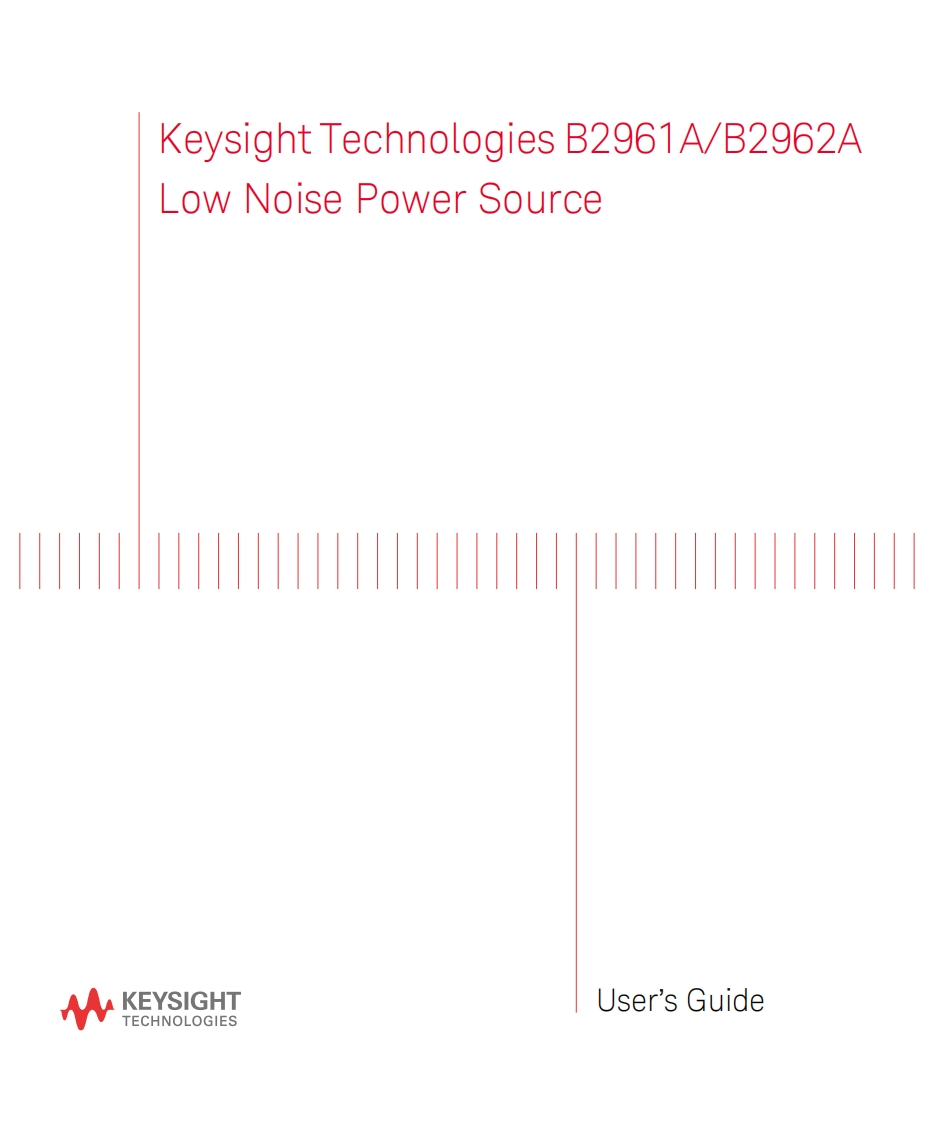 B2961A_B2962A_UG操作说明书手册