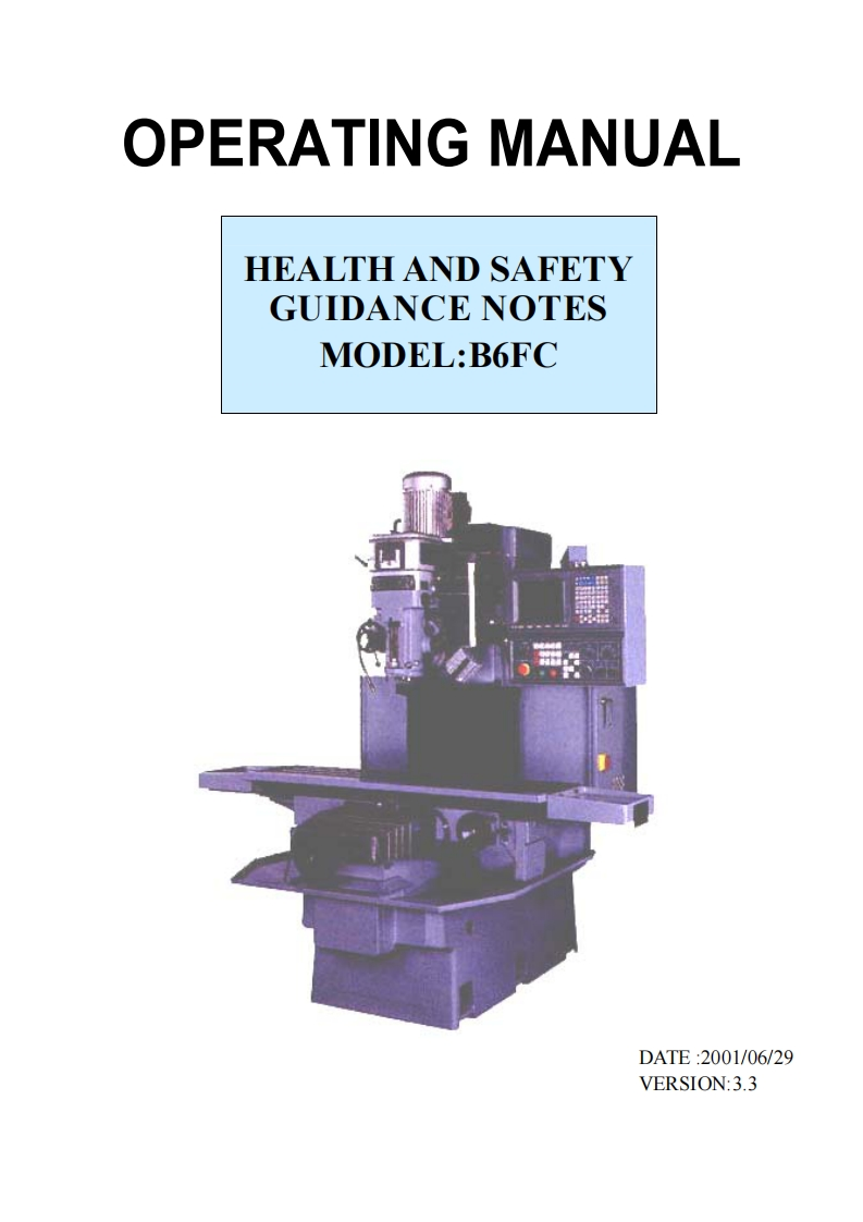 B6FC-whole安装调试说明书手册