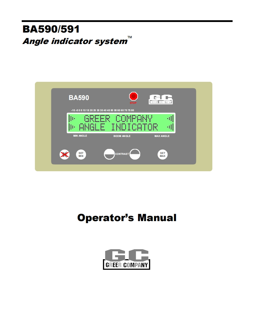 BA590-591-操作说明书手册