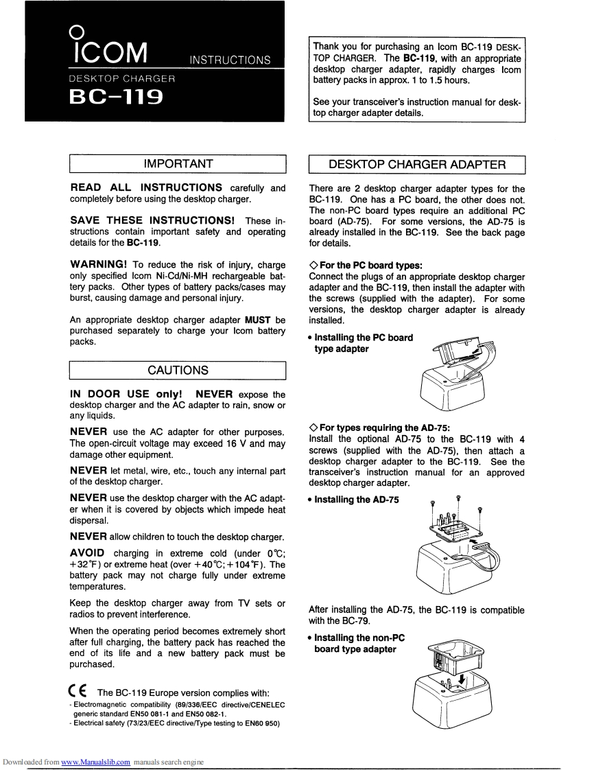BC-119-Instructions