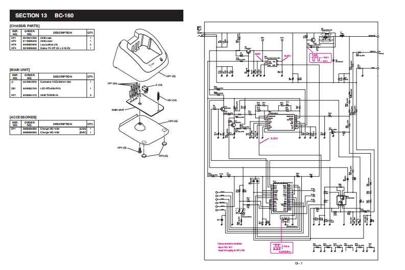 BC-160-Schematics维修手册电器原理图
