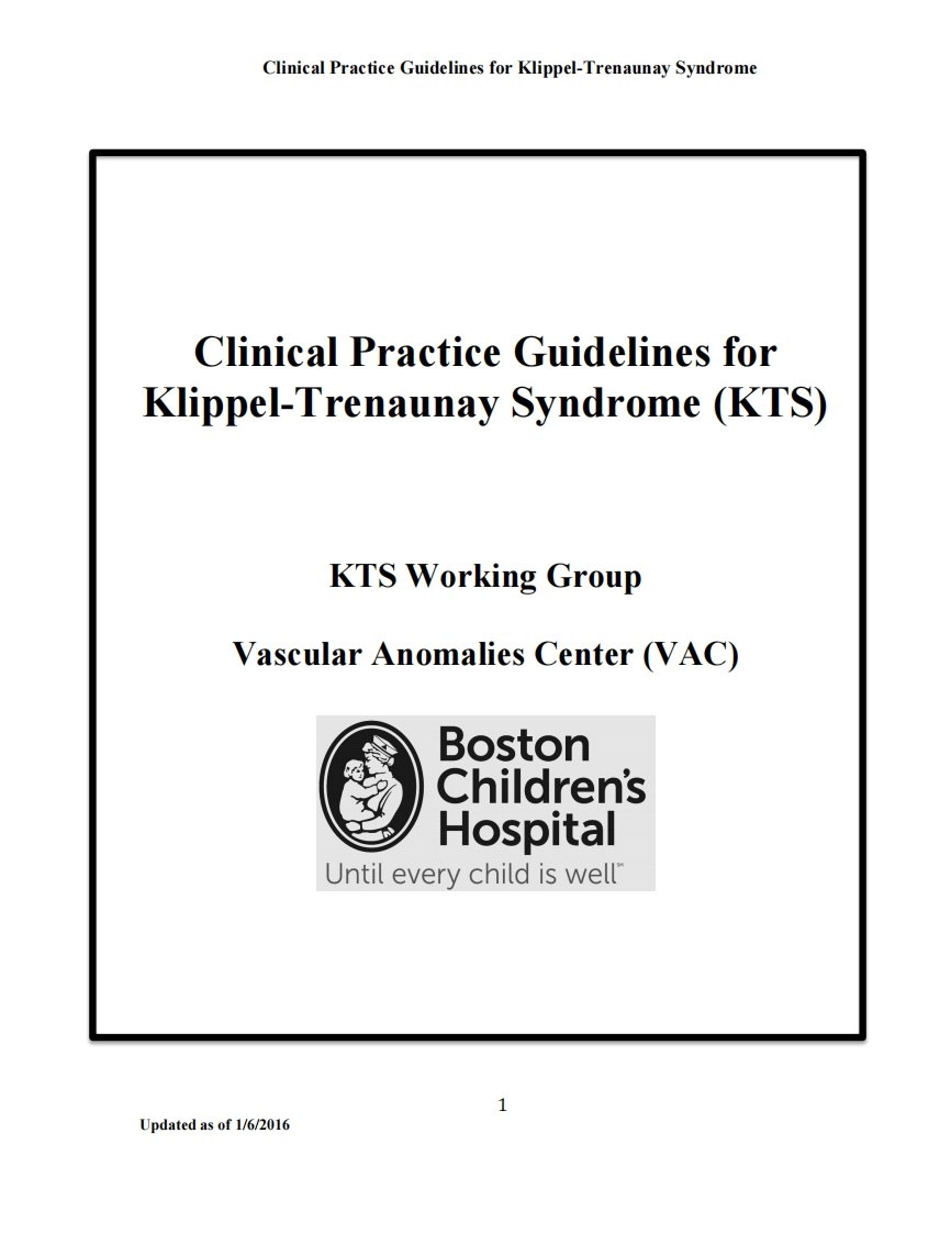 BCH-Klippel-Trenaunay-Syndrome-Management-Guidelines2016