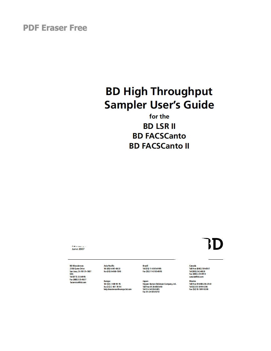 BD-HTS-Users-Guide标准操作说明书手册