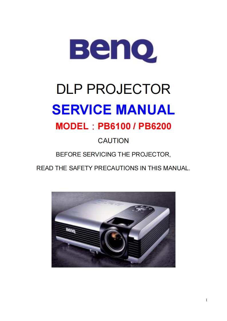 BENQ-LDP6100维修手册
