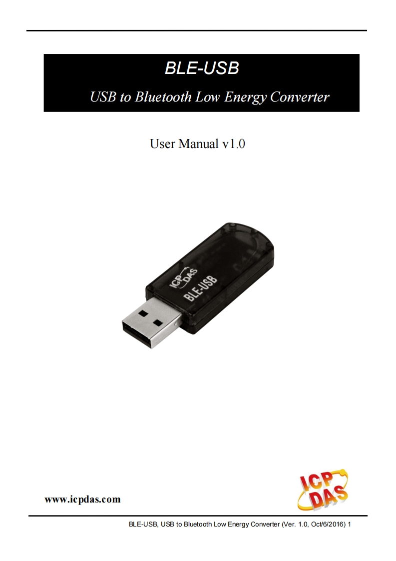 BLE-USB_用户操作说明书手册_英语_v1_0