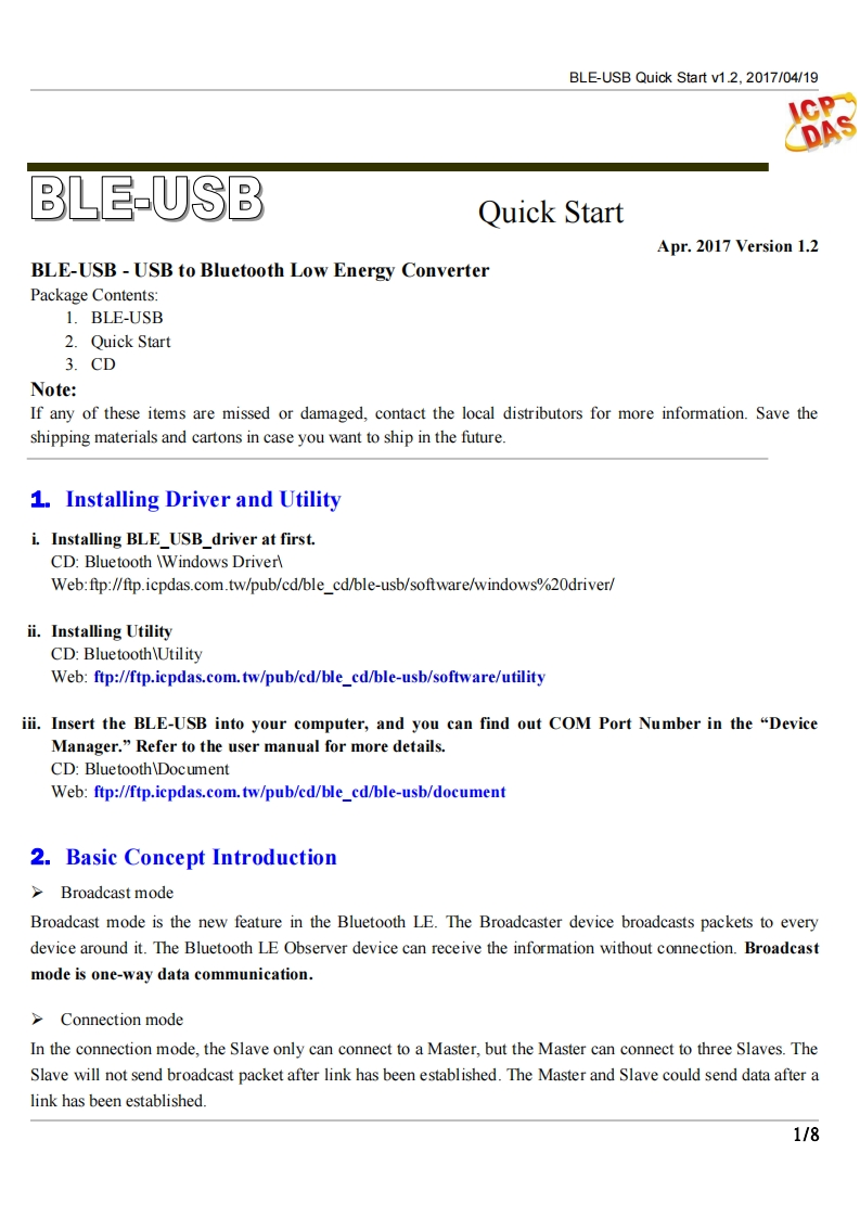 BLE-USB_用户操作说明书手册_英语_v1_2