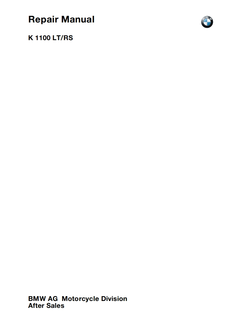 BMW摩托车_K1100LT_RS_repair_manual维修手册