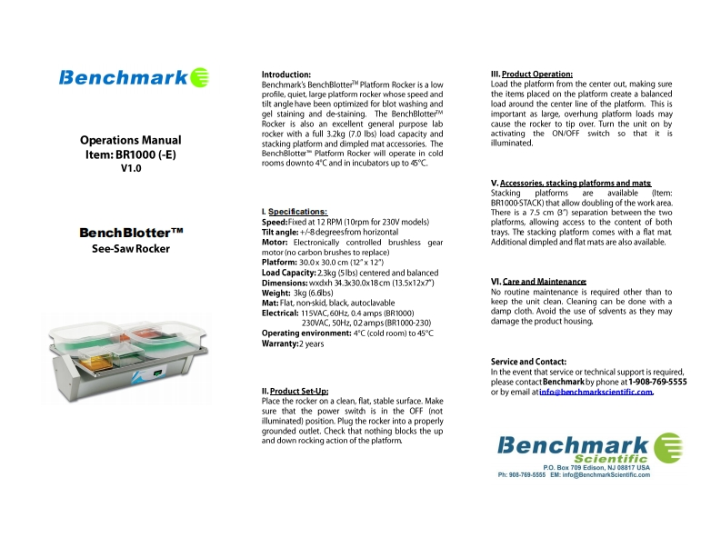 BR1000-BenchBlotter-操作说明书手册-rev.9-15