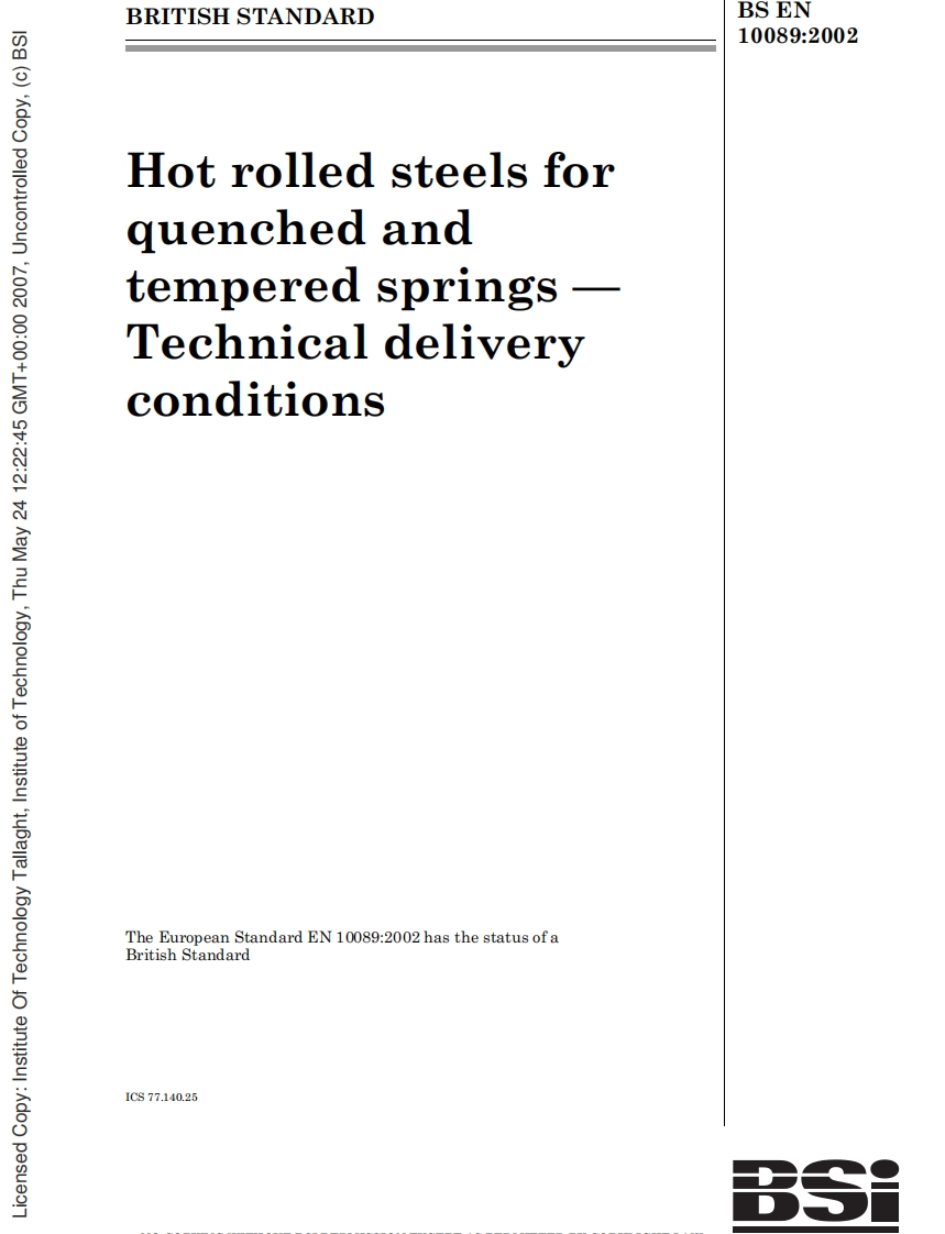 BS-EN-10089-2002-Hot-rolled-steels-for-quenched-and-tempered-springs