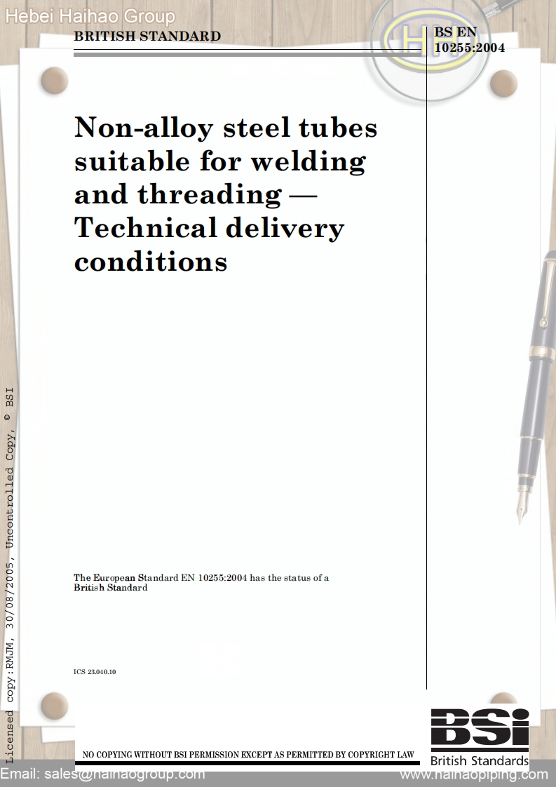 BS-EN-10255-Non-alloy-steel-tubes-suitable-for-welding-and-threading-Technical-delivery-conditions