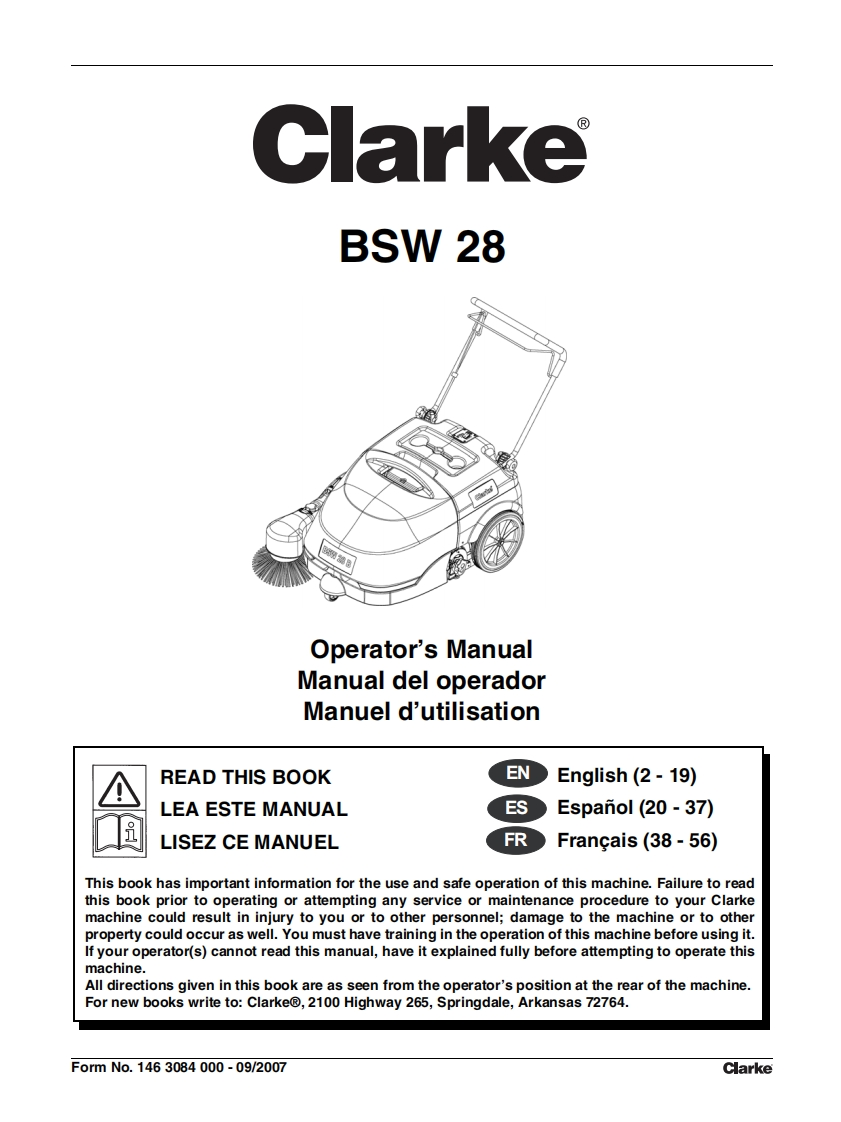 BSW28-manual操作与维护手册