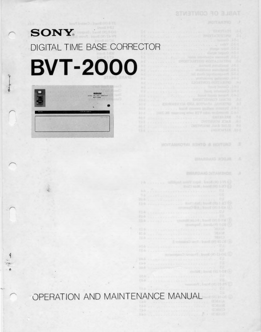 BVT-2000-SM-service-manual维修手册