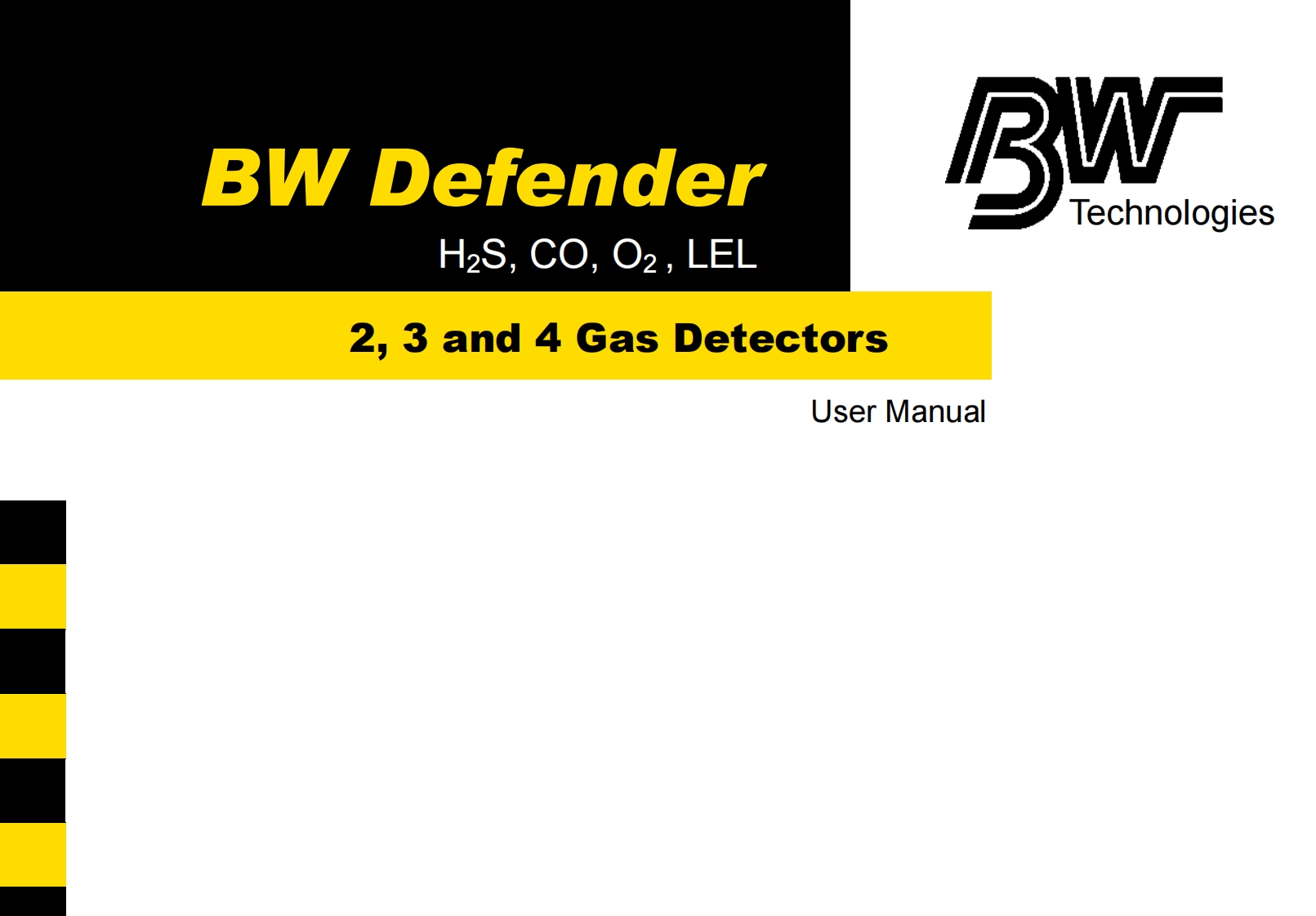 BW-Defender-User-Manual操作说明书手册