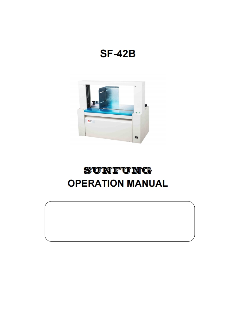 Bander-Operational-操作说明书手册