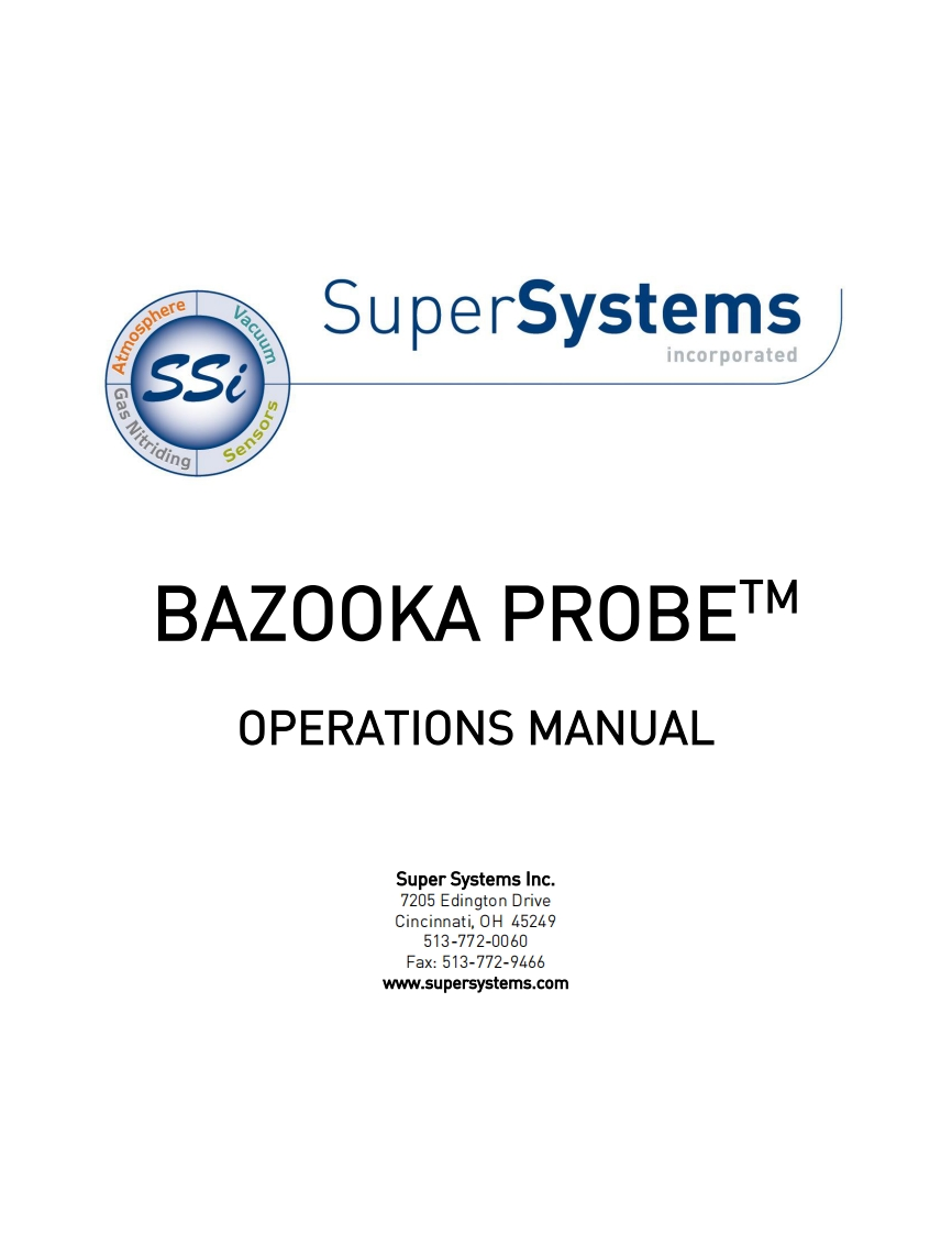 Bazooka_Probe_操作说明书手册
