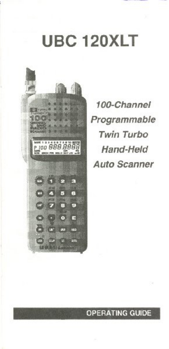 Bearca_UBC120XLT_(Manual操作说明书手册)