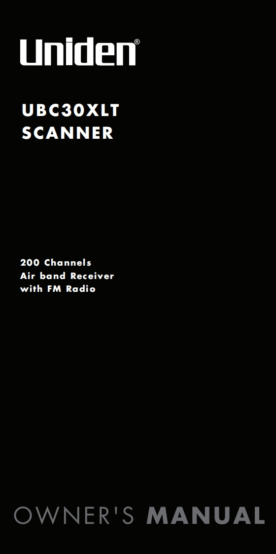 Bearca_UBC30XLT_(Manual操作说明书手册)