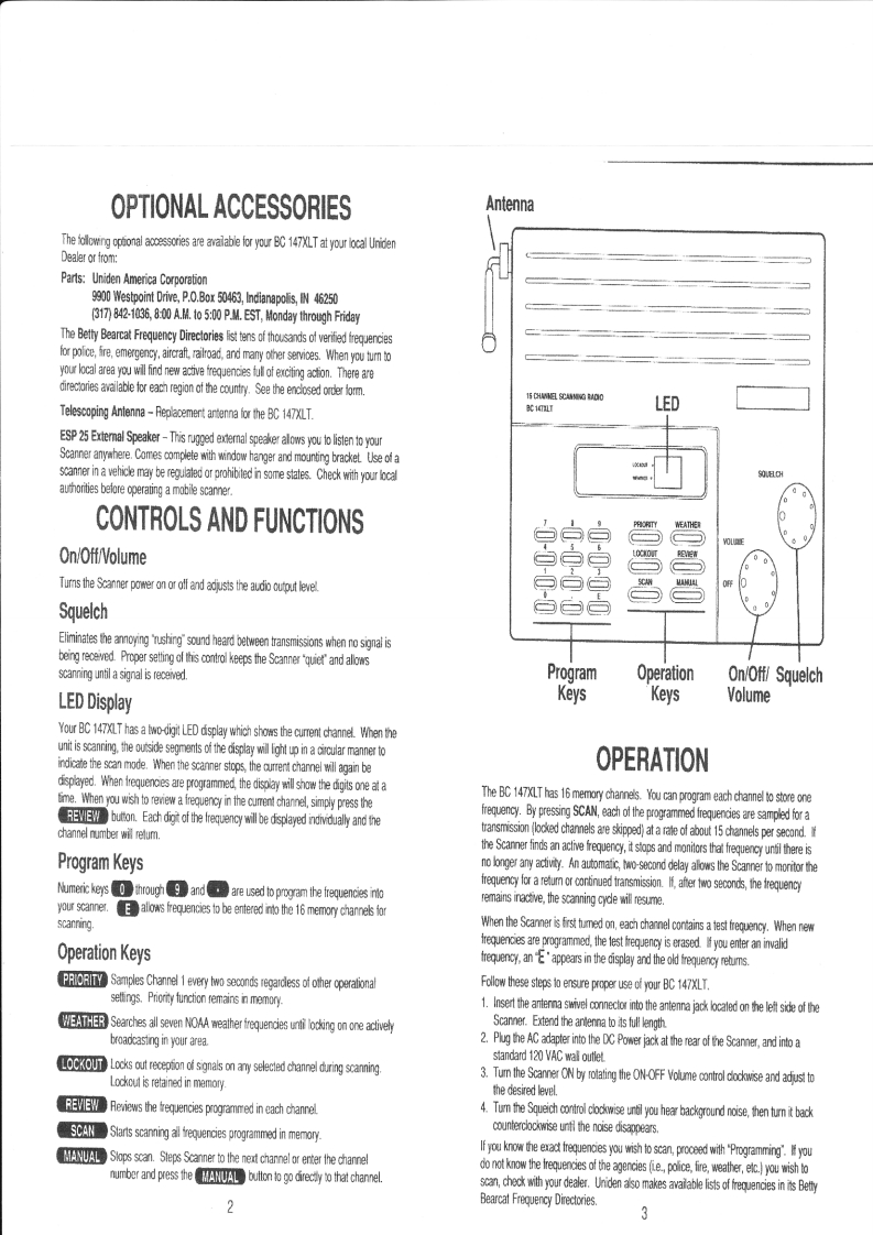 Bearcat_BC147XLT_(Manual操作说明书手册)